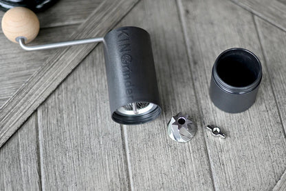 KINGrinder P0/P1/P2 Manual Coffee Grinder — Lightweight Stainless Steel Hand Grinder for Moka Pot & Drip Coffee