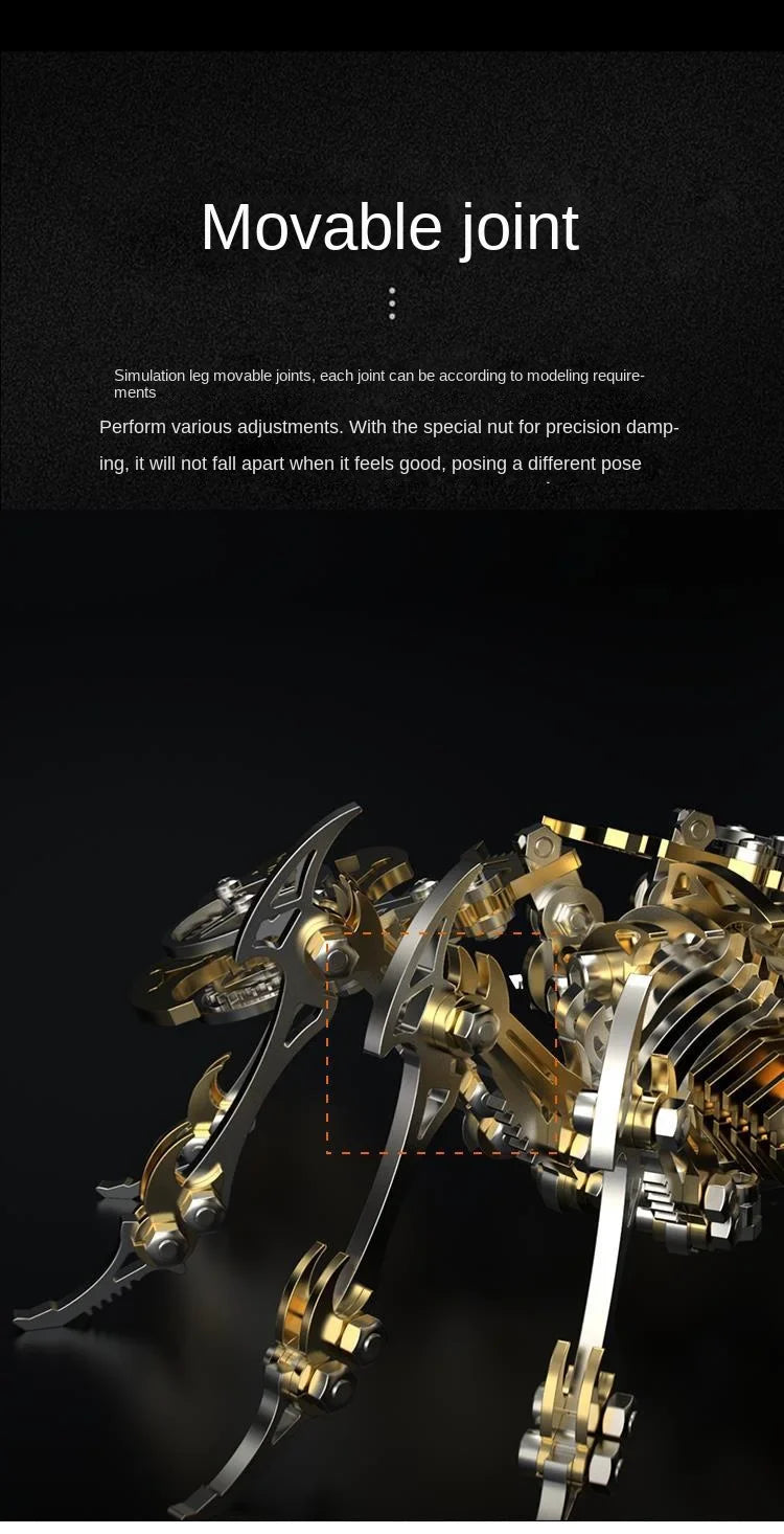 3D Metal Mechanical Insect Puzzle – Anti-Stress Assembly Toy Kit for Kids and Adults