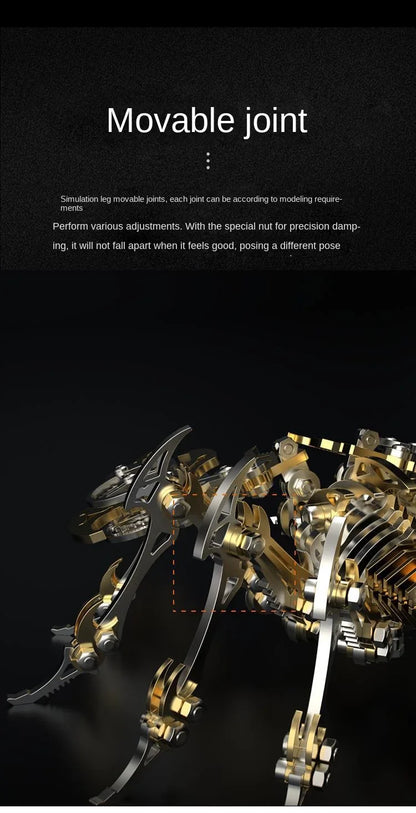 3D Metal Mechanical Insect Puzzle – Anti-Stress Assembly Toy Kit for Kids and Adults