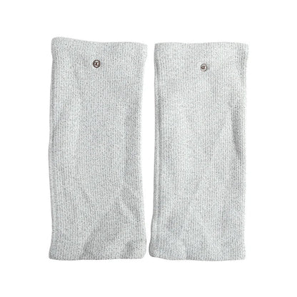 Conductive Silver Fiber Electrode Gloves & Socks – Muscle Stimulator TENS Bracer for Hand & Foot Massage