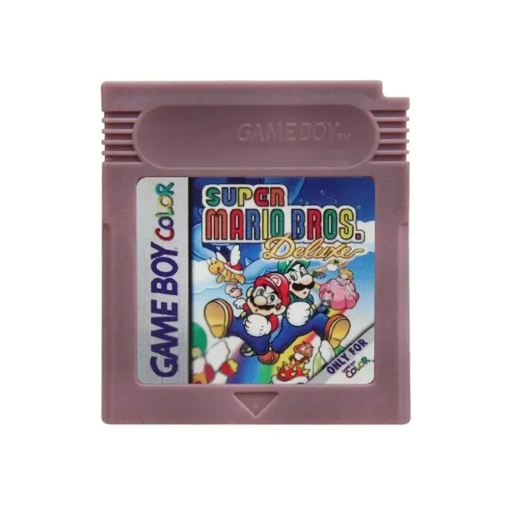 GBC 16-Bit Game Cartridge - Wario Land, Donkey Kong & Yoshi Compatible Game Card for GBC/GBA Consoles