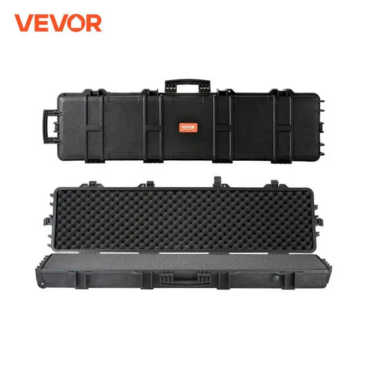 VEVOR Rifle Hard Case — Portable Long Gun Storage Suitcase with 2 Casters, Shockproof & Waterproof Protective Case for Airsoft Rifles