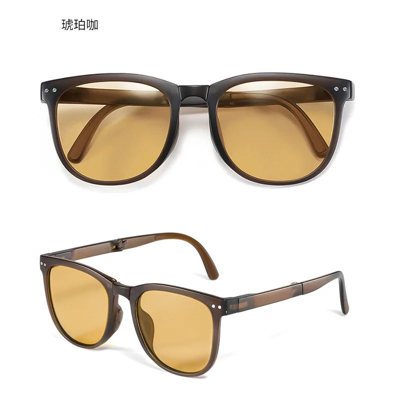 Folding UV Protection Sunglasses – Portable Ultra-Light Unisex Sun Protection Eyewear for Men & Women