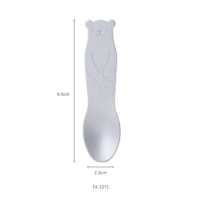 Self-Melting Ice Cream Spoon - Aluminum Dessert Scoop for Pudding, Cake & Small Treats