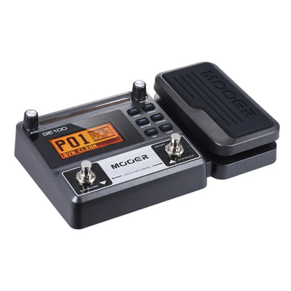 MOOER GE100 Guitar Multi-Effects Processor – Pedal with Loop, Tuner, Tap Tempo, Rhythm, Scale & Chord Lessons