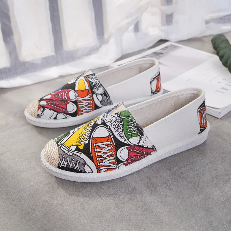 Women’s Summer Mesh Flat Shoes - Breathable Lightweight Slip-On Loafers & Casual Comfort Sneakers