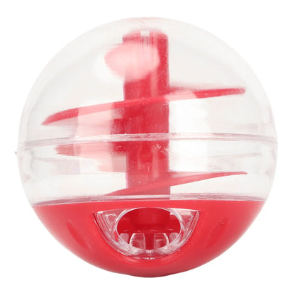 Cat Treat Dispensing Ball - Interactive Bite Resistant Slow Feeder Puzzle Toy for Kittens and Cats