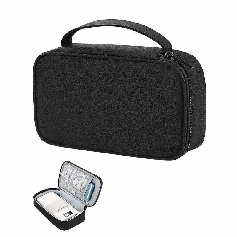 Portable Travel Cable Organizer Bag – Multifunctional Zipper Case for USB Gadgets, Chargers & Accessories