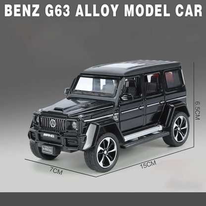 1:32 Mercedes Benz G63 Diecast Model Car with Sound & Light – Off-road SUV Miniature Alloy Toy Gift for Boyfriend