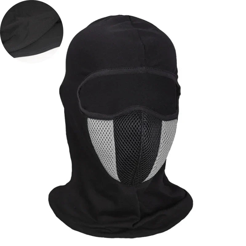 Breathable Motorcycle Balaclava – Full Face Skullies Cap for Motocross, Moto Riding & Helmet Use