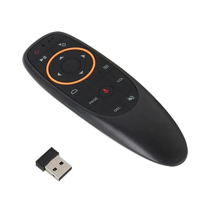 G10S Air Mouse Voice Remote Control – 2.4G Wireless Gyroscope & IR Learning for Android TV Box H96 MAX X88 PRO HK1
