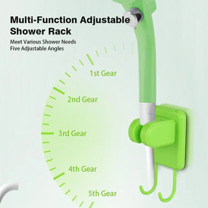 Portable Camping Shower Pump – RV & Outdoor Shower Kit with 6000mAh Battery, Full-Screen Digital Display, Adjustable Flow