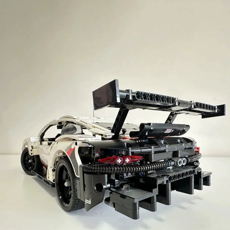 1580PCS RC Car Building Set – 1:10 Technical Racing Car with Motor & LED Lights, Adult Toy Gift