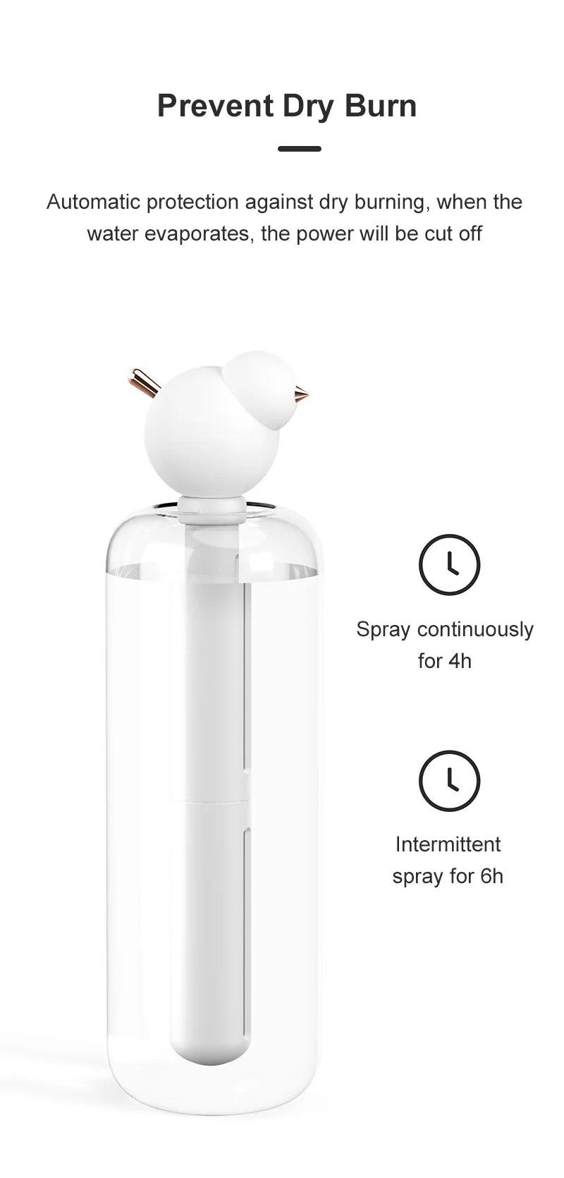 USB Portable Air Humidifier with LED – Silent Aroma Diffuser & Mist Maker for Car, Home, Office, Detachable Design