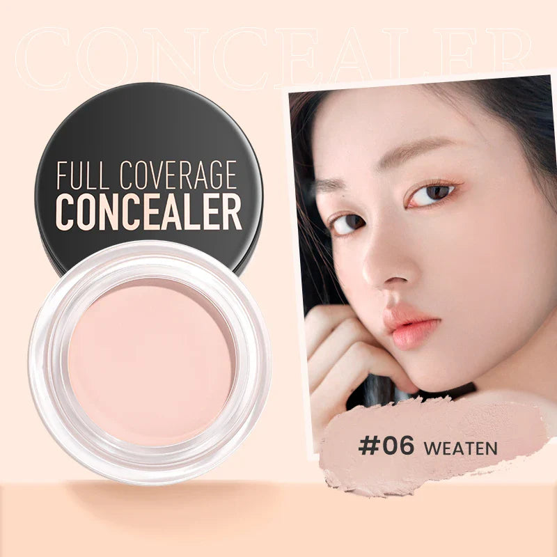 FOCALLURE Full Coverage Concealer Cream – Waterproof, Long-Lasting, Oil-Control & Lightweight Moisturizing Foundation Makeup