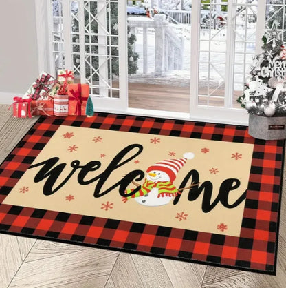Christmas Dwarf Welcome Door Mat — Festive Holiday Decor & Perfect Christmas Gift for Home Entryways