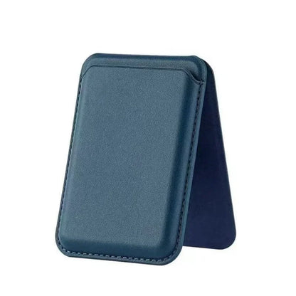 Strong Magnetic Leather Wallet with Hidden Stand – MagSafe Case & Card Holder for iPhone 13, 14, 15 Pro Max