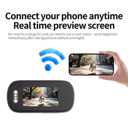 4K WiFi Mini Action Camera — Portable Thumb-Size Sport Cam for Outdoor, Helmet, Motorcycle, Cycling & Vlogging