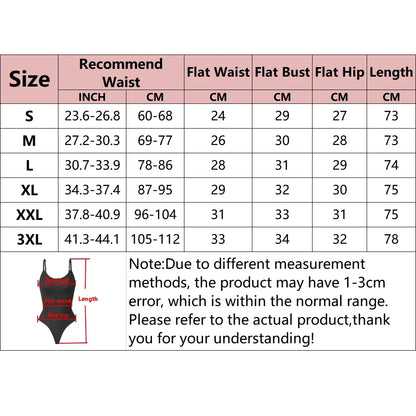 Women's Shapewear Bodysuit - Tummy Control Thong Body Shaper with Butt Lifter Compression Slimming Fit