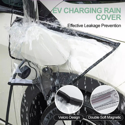 Electric Vehicle Charger Port Cover – Rainproof and Dustproof Outdoor Protection for Tesla Model 3/Y Sedan SUV Car Accessories