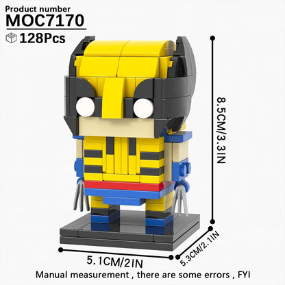 MOOXI Movie Series MOC BrickHeadz Building Blocks Set – DIY Educational Toy for Kids