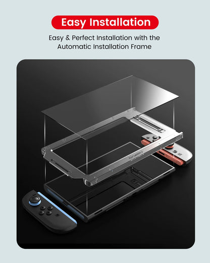 Tempered Glass Screen Protector for Nintendo Switch 2 (2025) — Ultra Clear 9H Hardness, Anti-Fingerprint, NS2 Protective Film