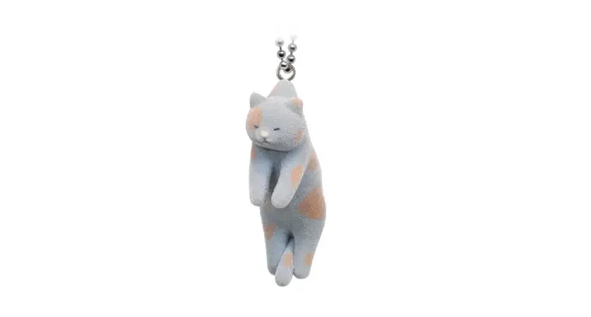 Tsumada Neko Qualia Capsule Toy - Cute Flocky Cat Mascot Ball Chain Collectible