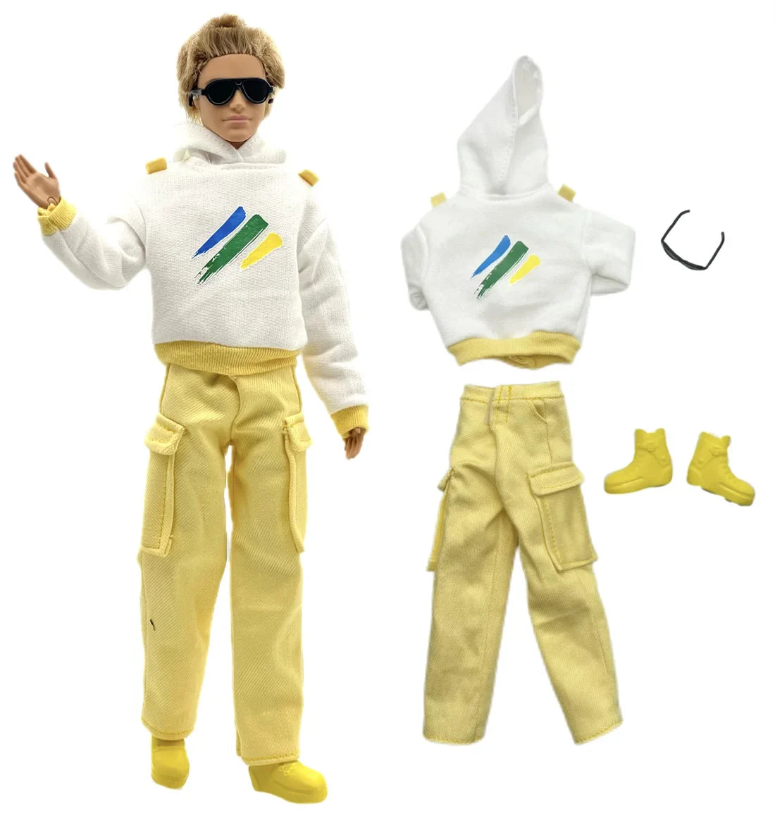 Handmade Ken Doll Clothes — Casual Wear Suit for 12" (30cm) Ken Dolls, Perfect Kids Gift