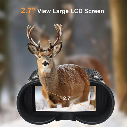 NV8160 Head-Mounted Night Vision Binoculars – 8X Zoom Tactical Goggles for Adults Hunting & Outdoors