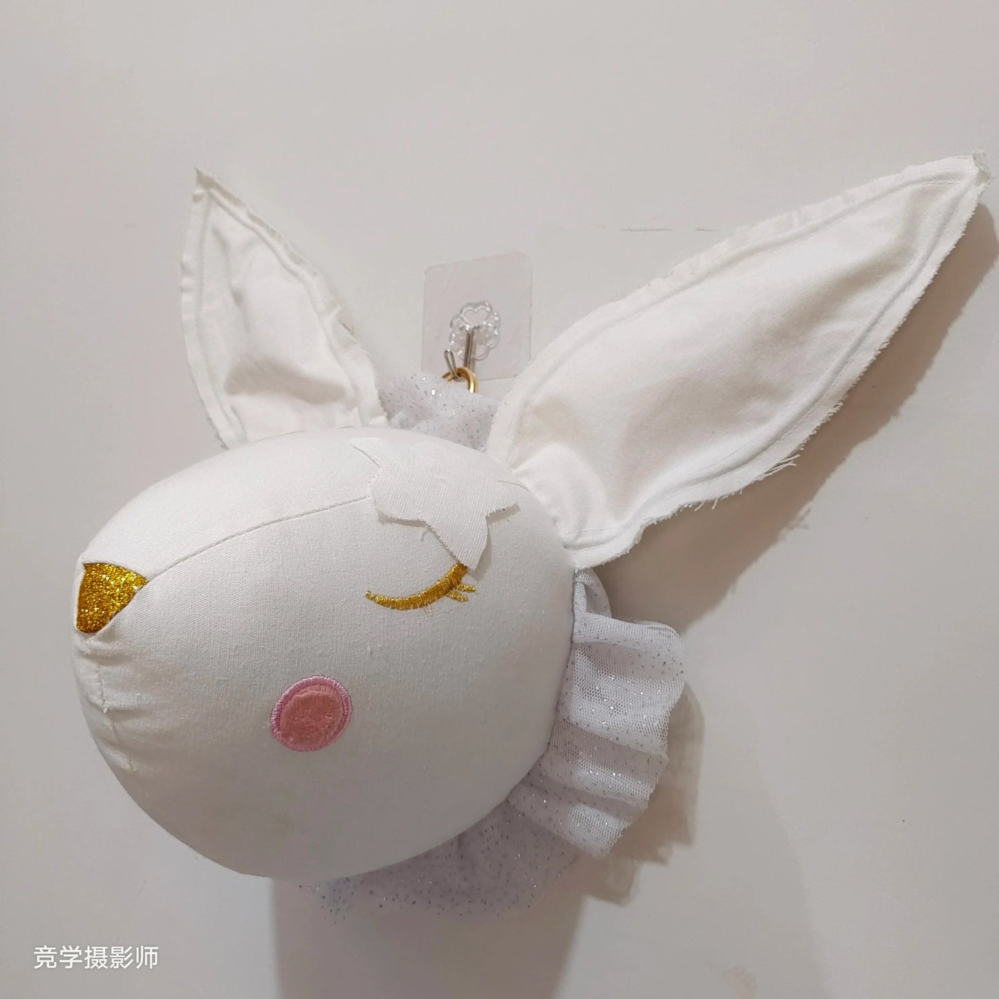 Handmade 3D Felt Animal Heads — Elephant & Swan Wall Hanging Decor for Nursery & Kids’ Bedroom
