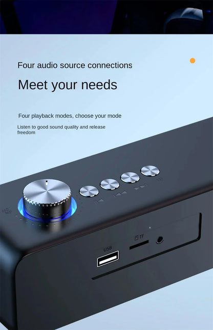 Original Bluetooth Soundbar Subwoofer - Wireless TV & Computer Speaker for Home Theater Music