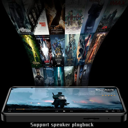 HD MP3 MP4 Player – Full Touch Screen, Bluetooth 5.2, 16GB, Built-in Speaker, Music Player, FM Radio, Recording & Ebook