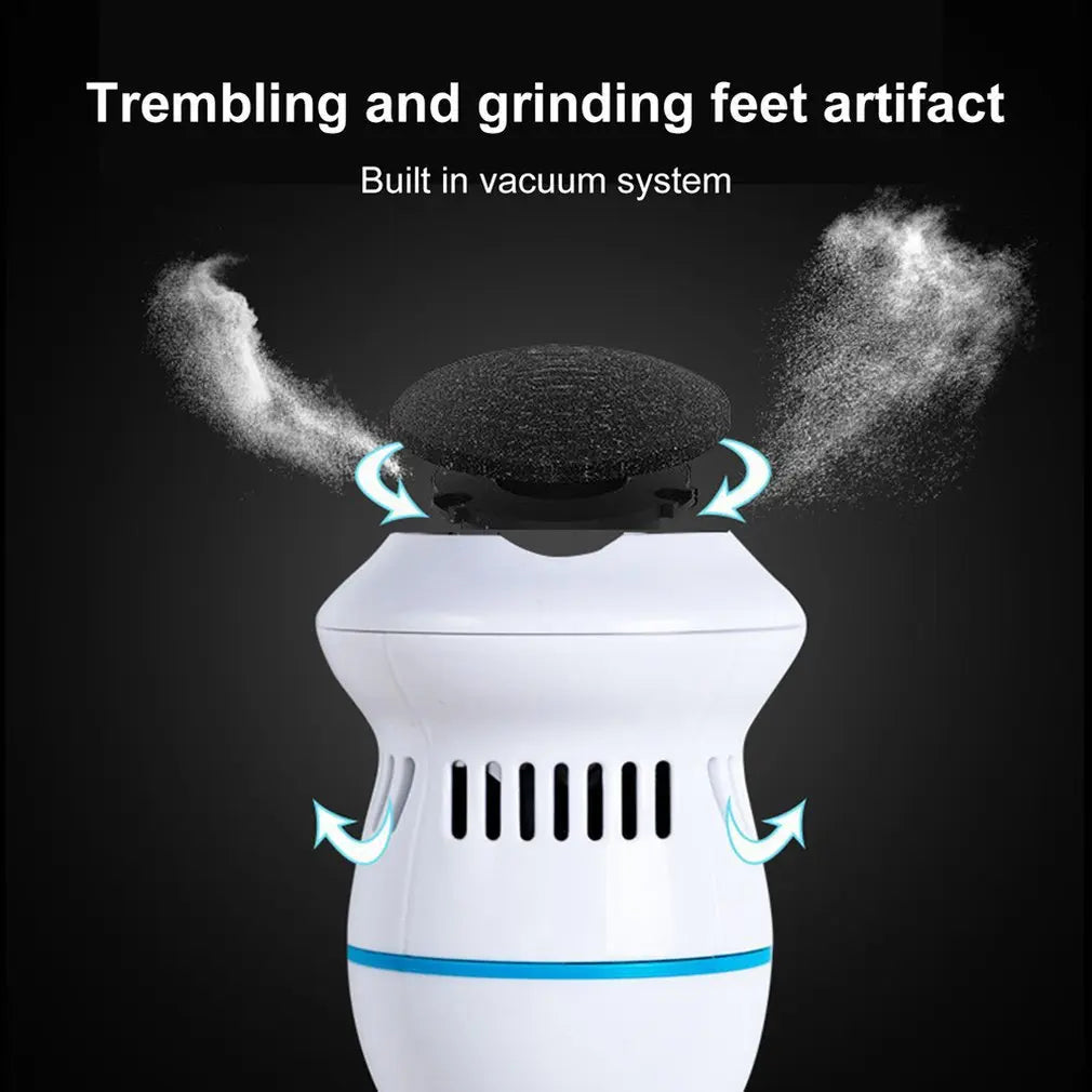 Electric Foot File – Rechargeable Skin Trimmer for Dead Skin, Professional Pedicure Tools