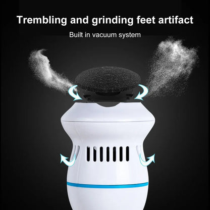 Electric Foot File – Rechargeable Skin Trimmer for Dead Skin, Professional Pedicure Tools