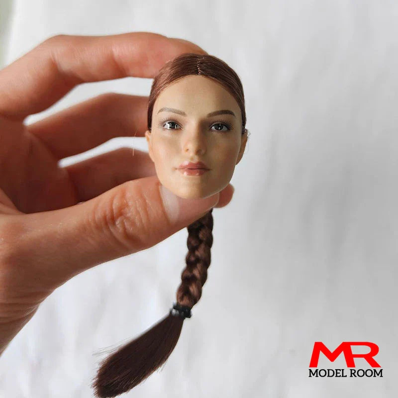 VCF-2052 1/6 Russian Special Forces Female Head Sculpt — Suntan Soldier Head for 12" Action Figure Dolls
