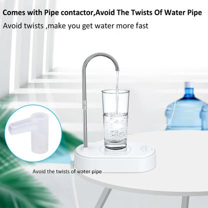 Electric Water Pump Dispenser — Automatic Gallon Bottle Pump for Home & Office, Portable Cold Water Pump