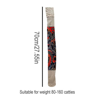 Full Leg Tattoo Socks - Sun-Proof Stretch Cycling & Fishing Stockings for Men and Women
