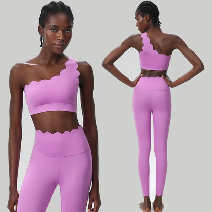 2PCS Women’s Seamless Yoga & Fitness Set – Sports Bra with Leggings & Gym Shorts Workout Outfit