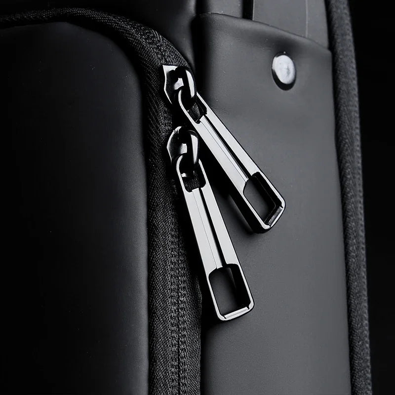 Designer Multifunction Anti-Theft USB Shoulder Bag – Travel Crossbody Messenger Sling Chest Bag for Men, Luxury Brand