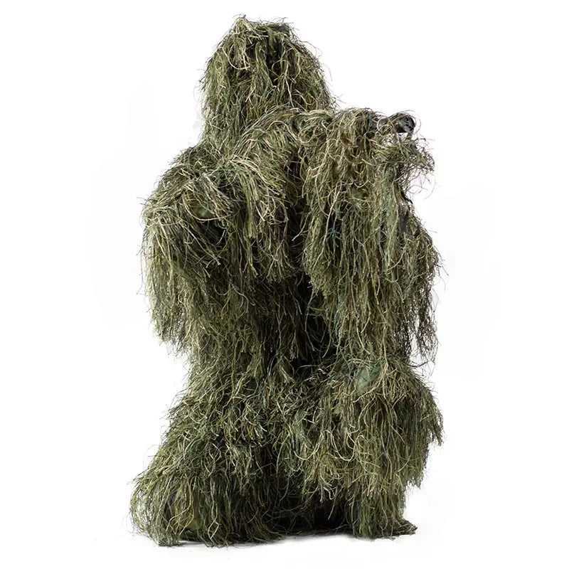 3D Camouflage Ghillie Hunting Suit | 5-Piece Withered Grass Camouflage Set
