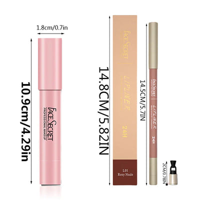 Matte Lipliner & Lipstick Set – Waterproof, Long-Lasting Soft Matte Lip Color for Women