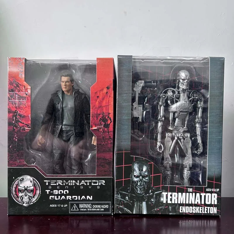 NECA The Terminator Genisys T-800 Guardian Action Figure – Endoskeleton Model, Joint Movable Doll, Collectible Toy Gift