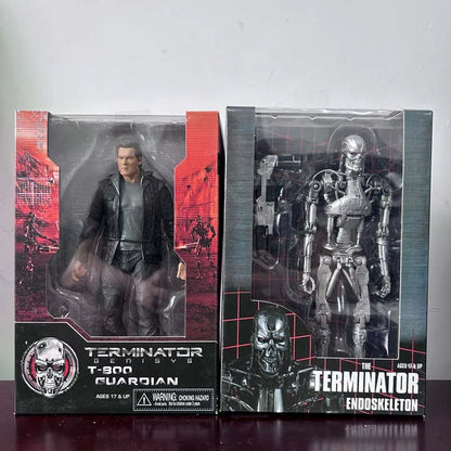 NECA The Terminator Genisys T-800 Guardian Action Figure – Endoskeleton Model, Joint Movable Doll, Collectible Toy Gift