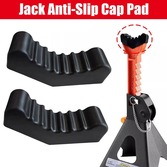 Universal Car Lift Jack Stand Rubber Pads - Slotted Floor Adapter for Frame Rail Pinch, 3Ton and 6Ton Capacity, Safety Grip Lifting Repair Tools
