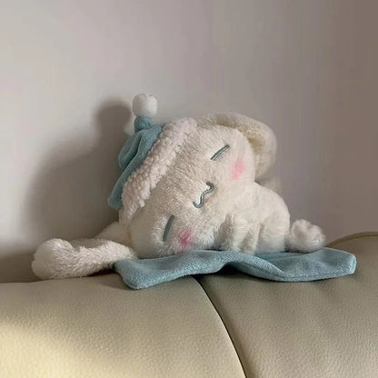 Cinnamoroll Sleeping Plush Pillow - Soft Huggable Stuffed Animal & Cute Bedroom Gift