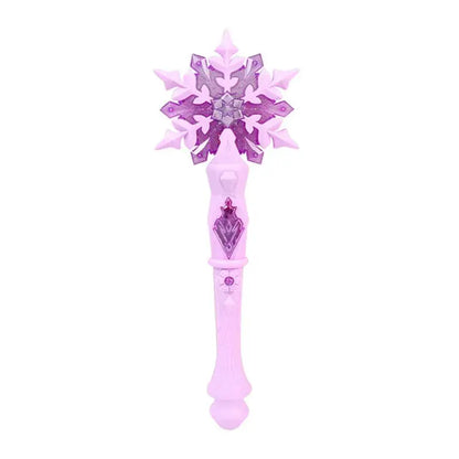 Princess Wands LED Christmas Light Toys - Snowflake LED Wand for Girls, Frozen Snow Filler Decor