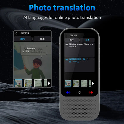 S80 Pro Portable Language Translator – 138 Languages, Voice Translation & 16 Offline Modes with ChatGPT Function
