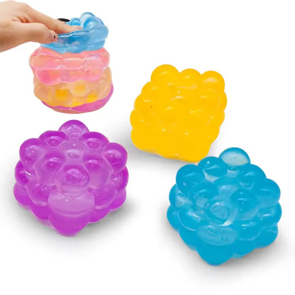 3D Candy Squishy Music Stress Toy – Adult Sensory Squeeze Cube for Anxiety Relief, Decompression Fidget Party Gift