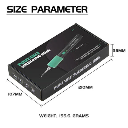 15W USB Soldering Iron — Portable Wireless Electric Soldering Tool with Type-C