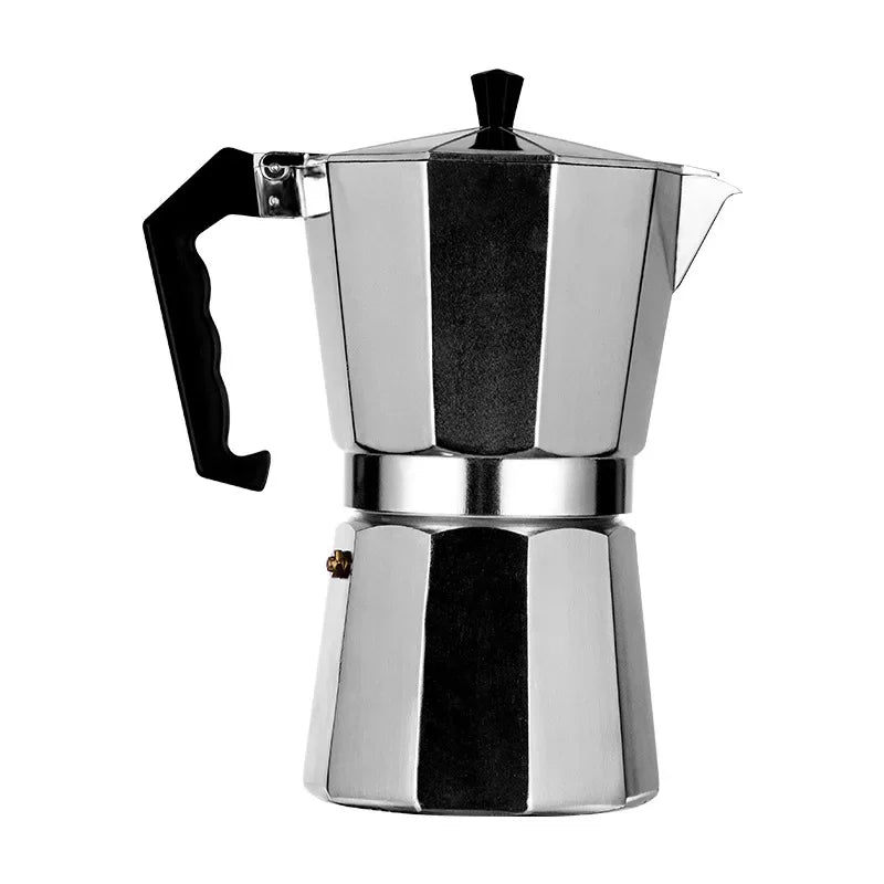 Mocha Coffee Pot – Italian Aluminum Octagonal Portable Coffee & Tea Maker